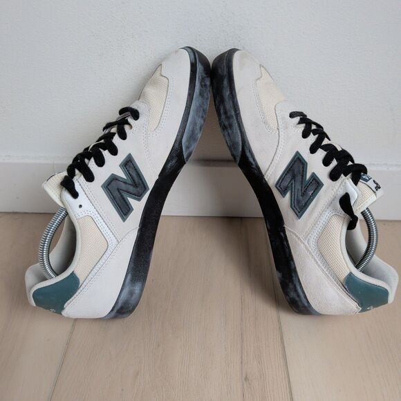 New Balance Numeric 574 Mens 11 Sea Salt Spruce Shoes Sneakers Skate NM574VSG - Picture 7 of 12